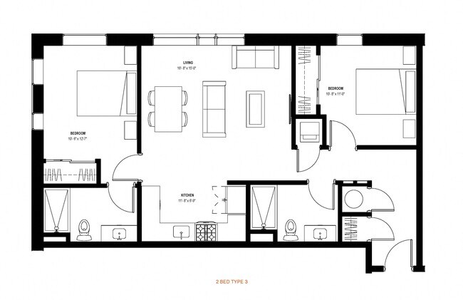 Floorplan - Glassworks Apartments