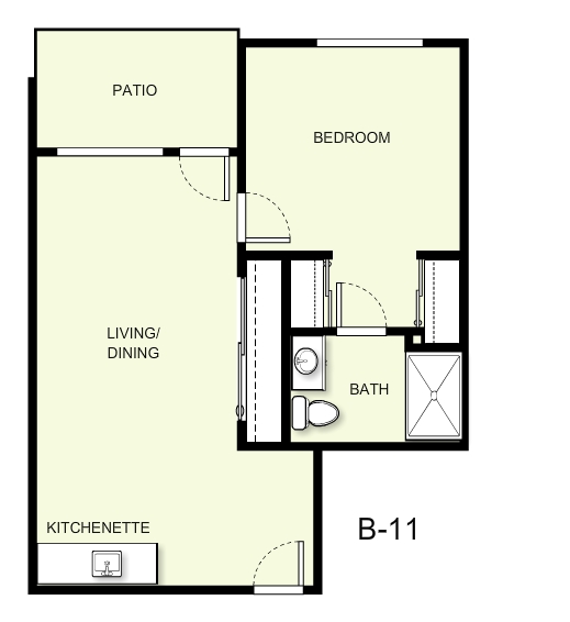 1BR/1BA - The Bonaventure