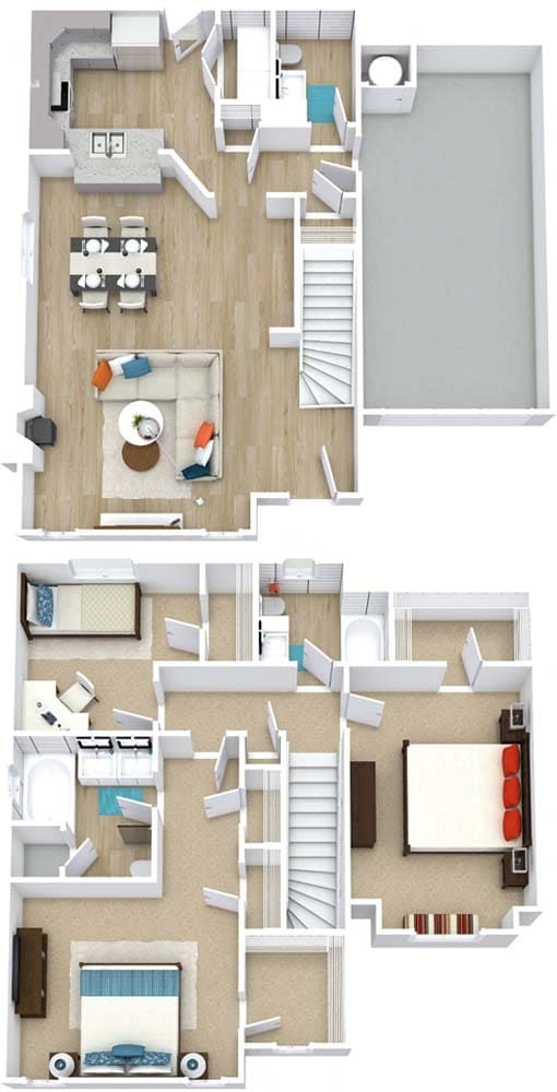Floorplan - Park at Chastain Apartments