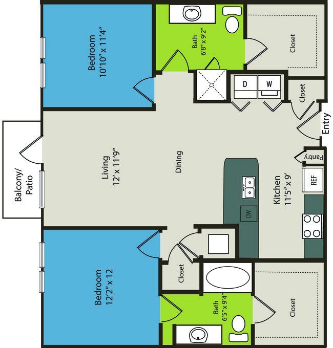 Floorplan - Waterford RiNo