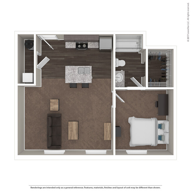 One Bedroom 1.1 - Statehouse Varsity