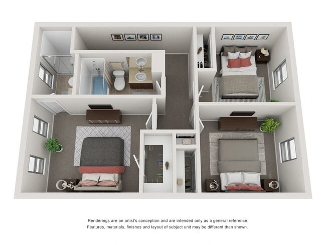 Floorplan - Colfax Townhomes
