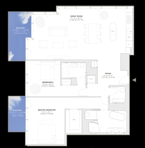 2BR/2.5BA - 56 Leonard St