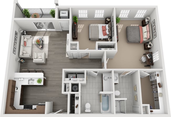 Floorplan - Schuyler Commons