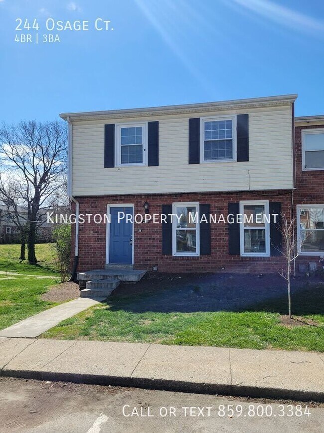 This fabulous 3 story townhome is now avai... 244 Osage Ct Lexington