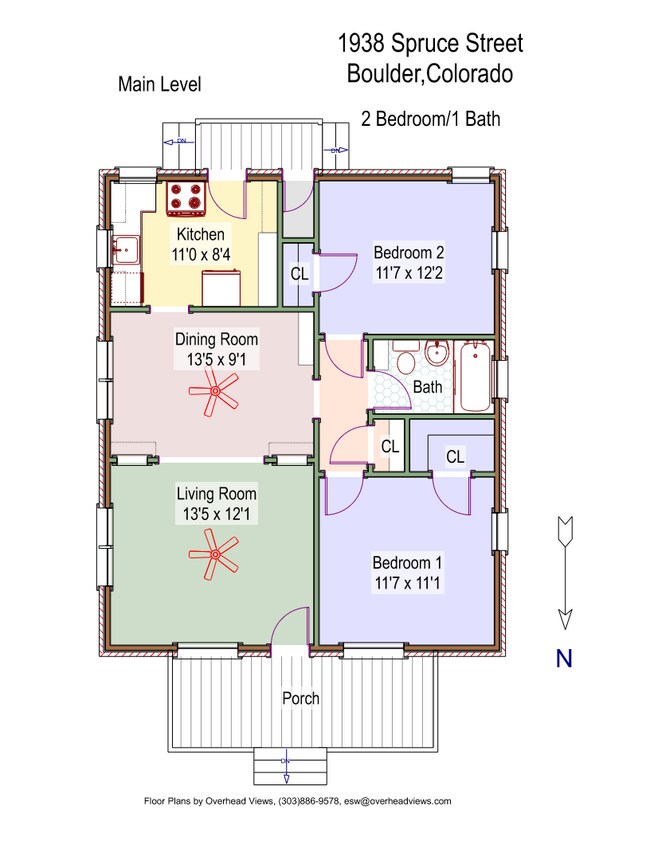 Floorplan - 1938 Spruce Street