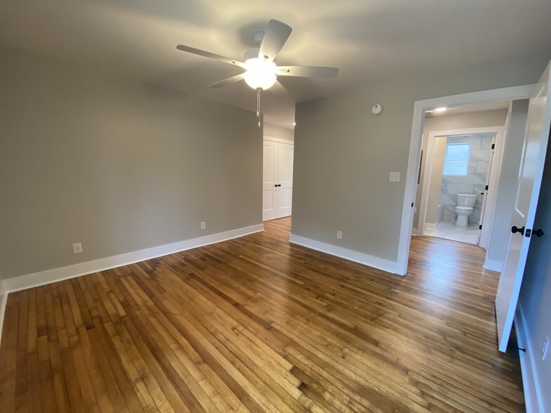 Main bedroom, all new renovation, newly refinished hardwoods, new plumbing, new wiring including USB - 1524 Ward Ave NE