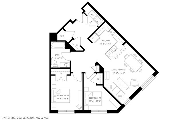 Floorplan - Wall Street Place