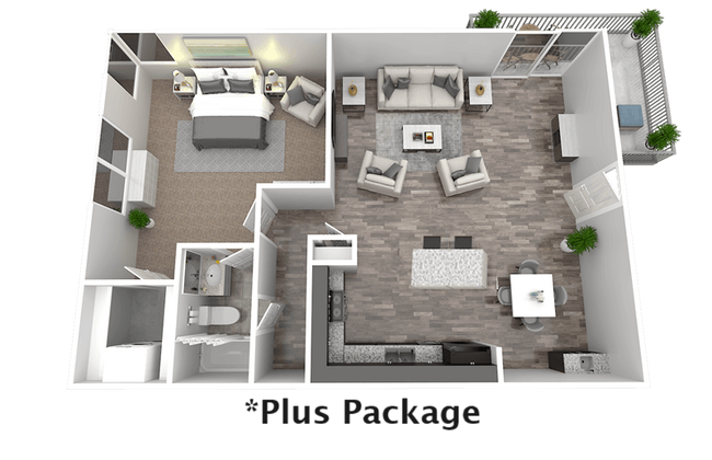 Floorplan - Whispering Hills Apartments