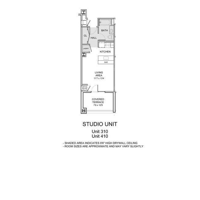 Studio Unit - The 1500 Condominium