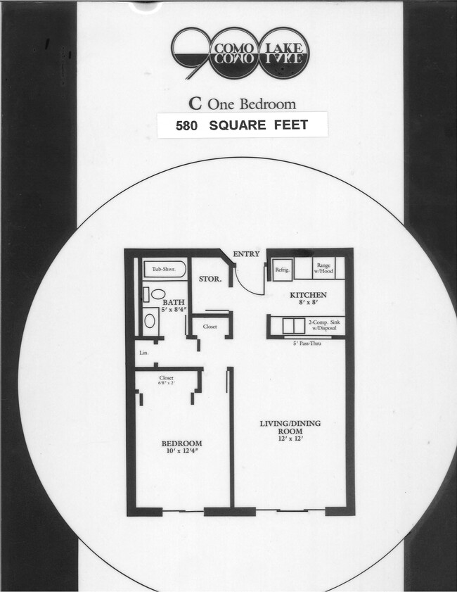 Floorplan - Como by the Lake Senior Apartments