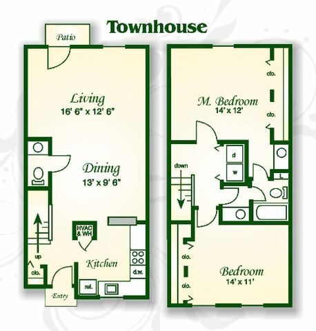 Floorplan - Beaver Creek Apartments and Townhomes