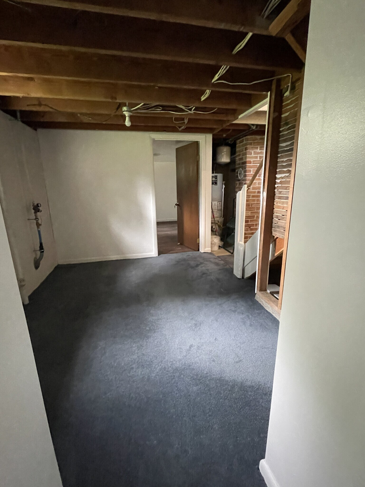 Downstairs unfinished hallway - 206 N 200 E