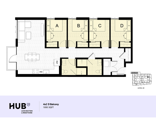 4x2 D - Hub Limestone