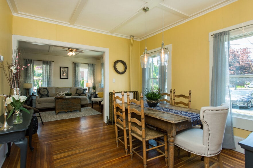 Dining Room looking into Living Room - 47 Court St