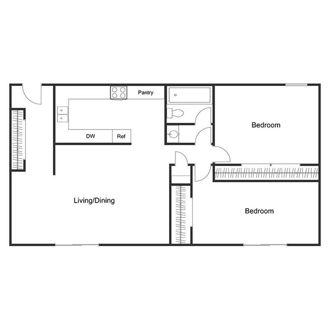 Floorplan - Wilson Avenue Apartments