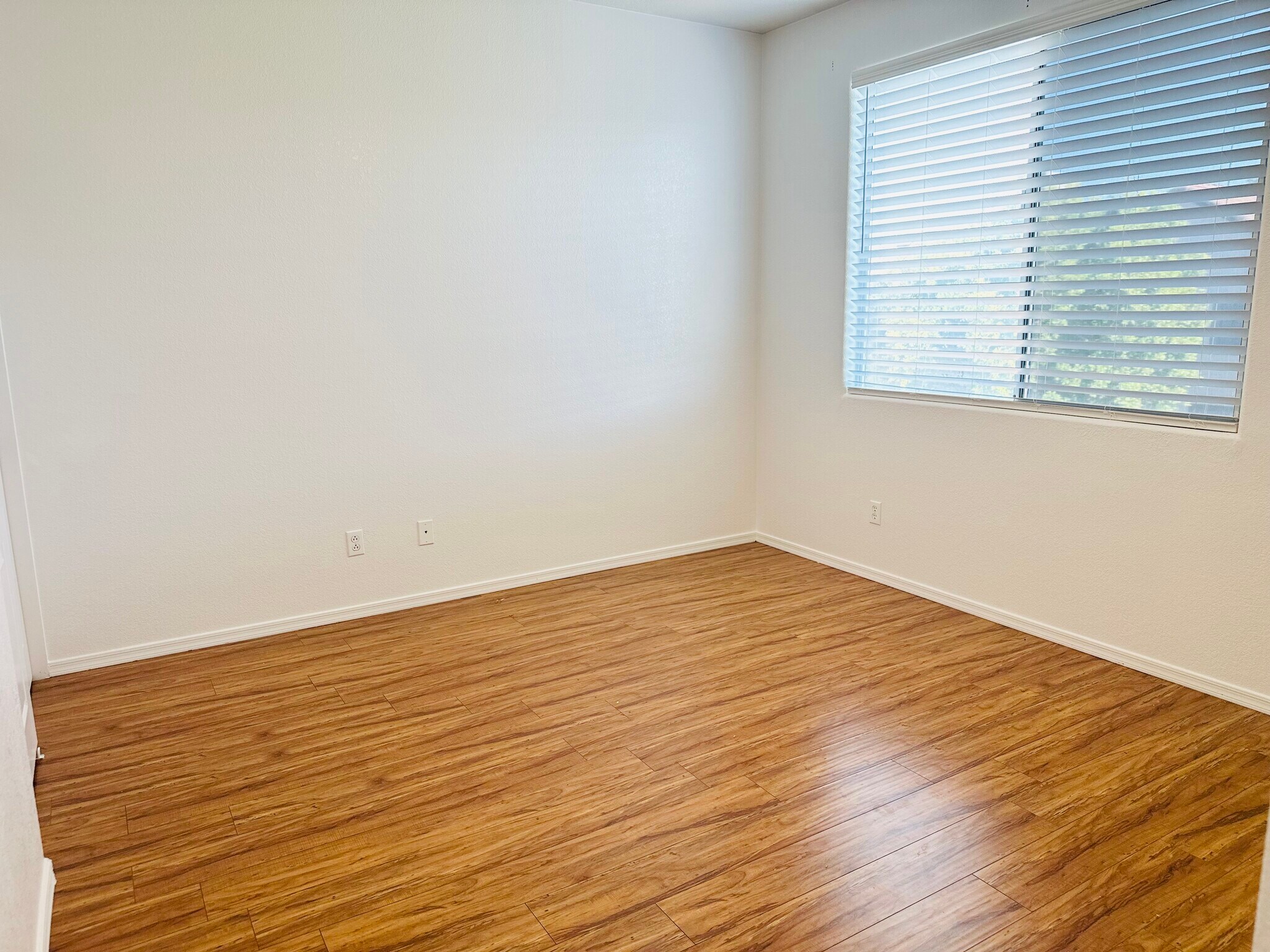 North-facing upstairs bedroom overlooking the front yard and street. - 1177 W Laredo Ave