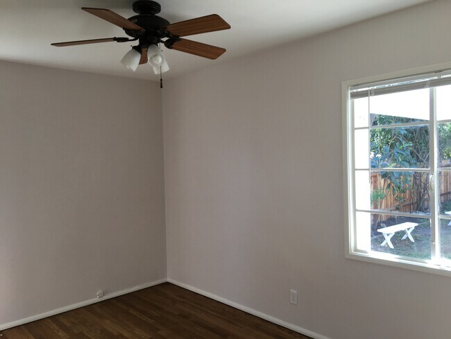 Bedroom 2 with view of back yard - 7823 Midfield Ave