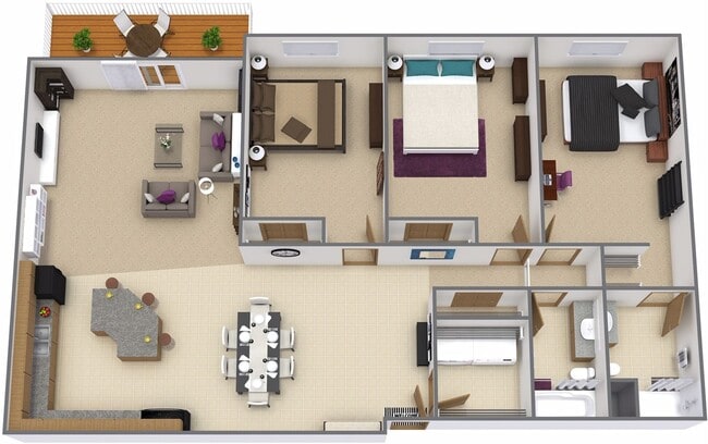 Building Photo - Rare!!! 3 Bed 2 Bath at Boulder!