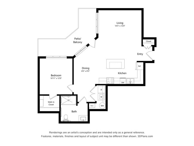 Floorplan - Preserve at Peachtree Shoals 55+ Apartments