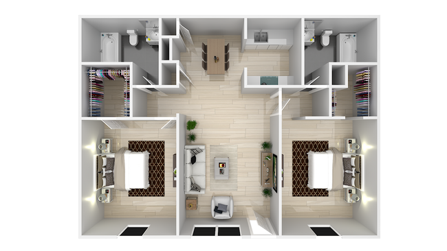 Floorplan - The Ivy at the Galleria