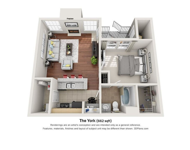 Floorplan - Stone Manor Apartments