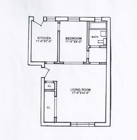 Floorplan - 1627-45 Ridge Ave.