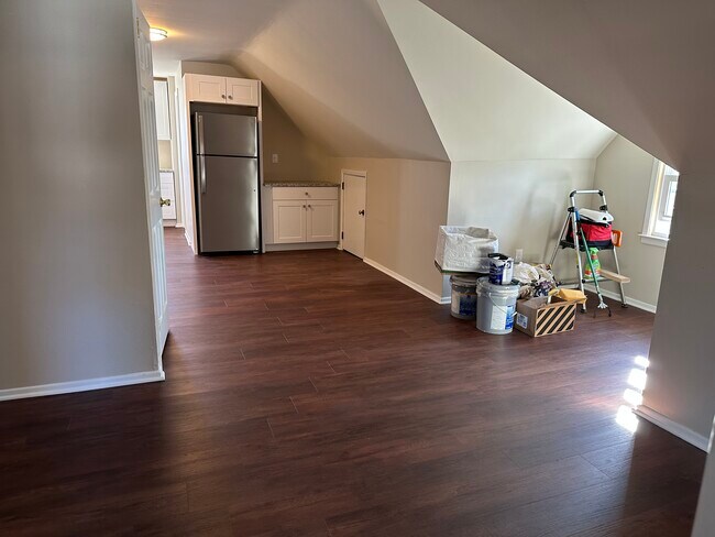 View of office area & kitchen - 636 Ringwood Ave