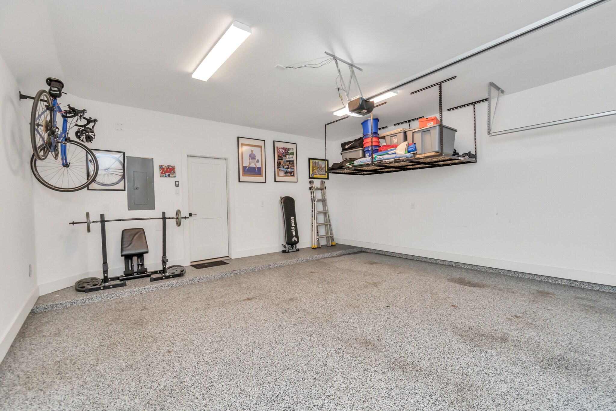 Two Car Garage, floors treated with Polyaspartic Coating - 1815 Elite Dr
