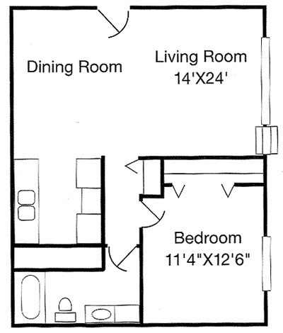 Floorplan - Ashton Lake Apartments