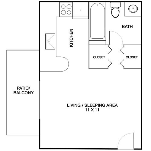 Floorplan - Royal Crest Estates Apartments