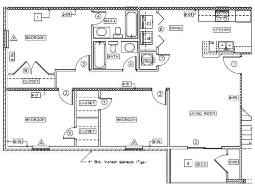 3 Bedroom - Northbrooke Apartments
