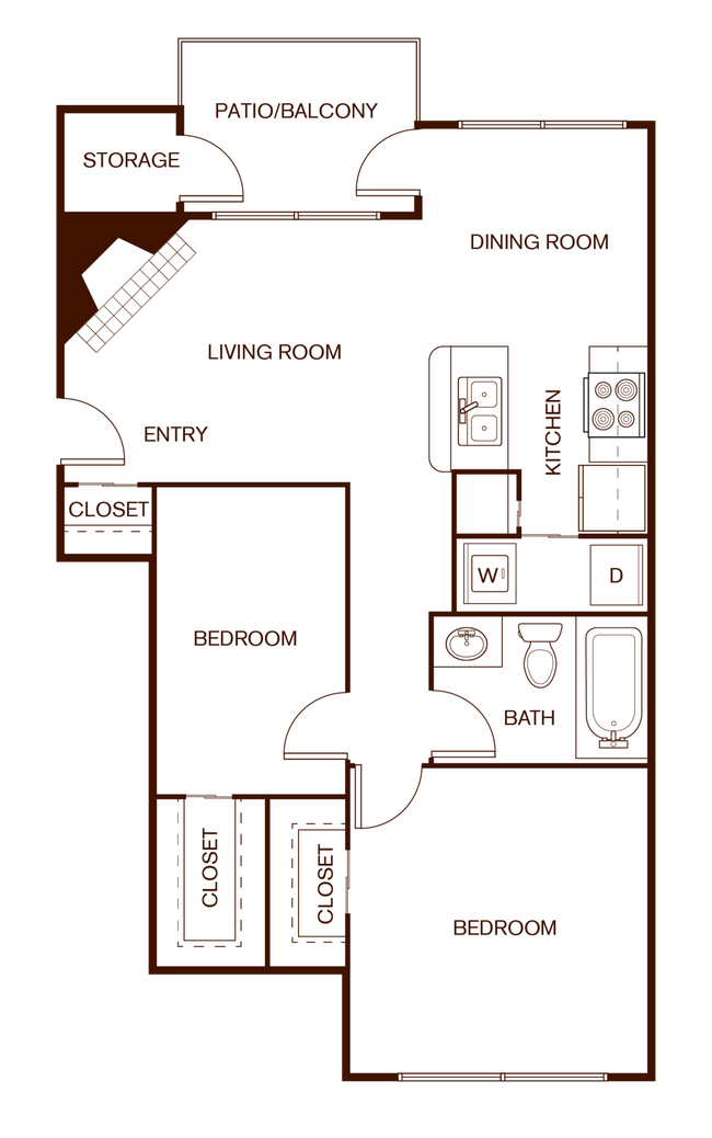 Floorplan - Oaks of Arlington