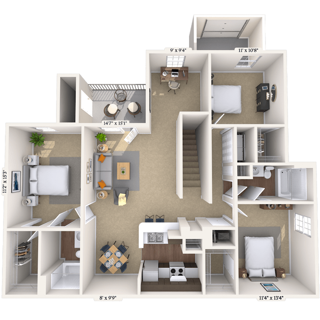 Floorplan - MAA Prosperity Creek