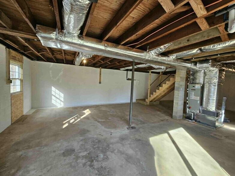 Basement - View from Sliding Glass Entry - 110 McKinney Rd