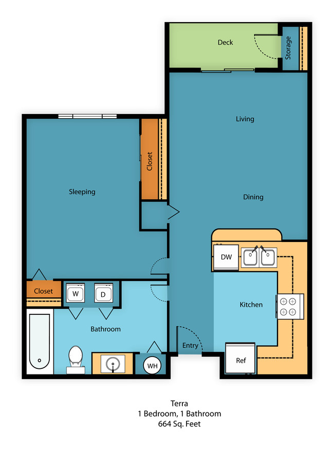 Floorplan - Villaggio Apartment Homes