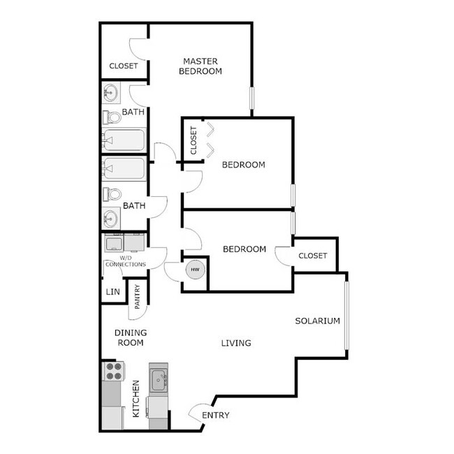 Floorplan - BRITTANY POINT APARTMENTS