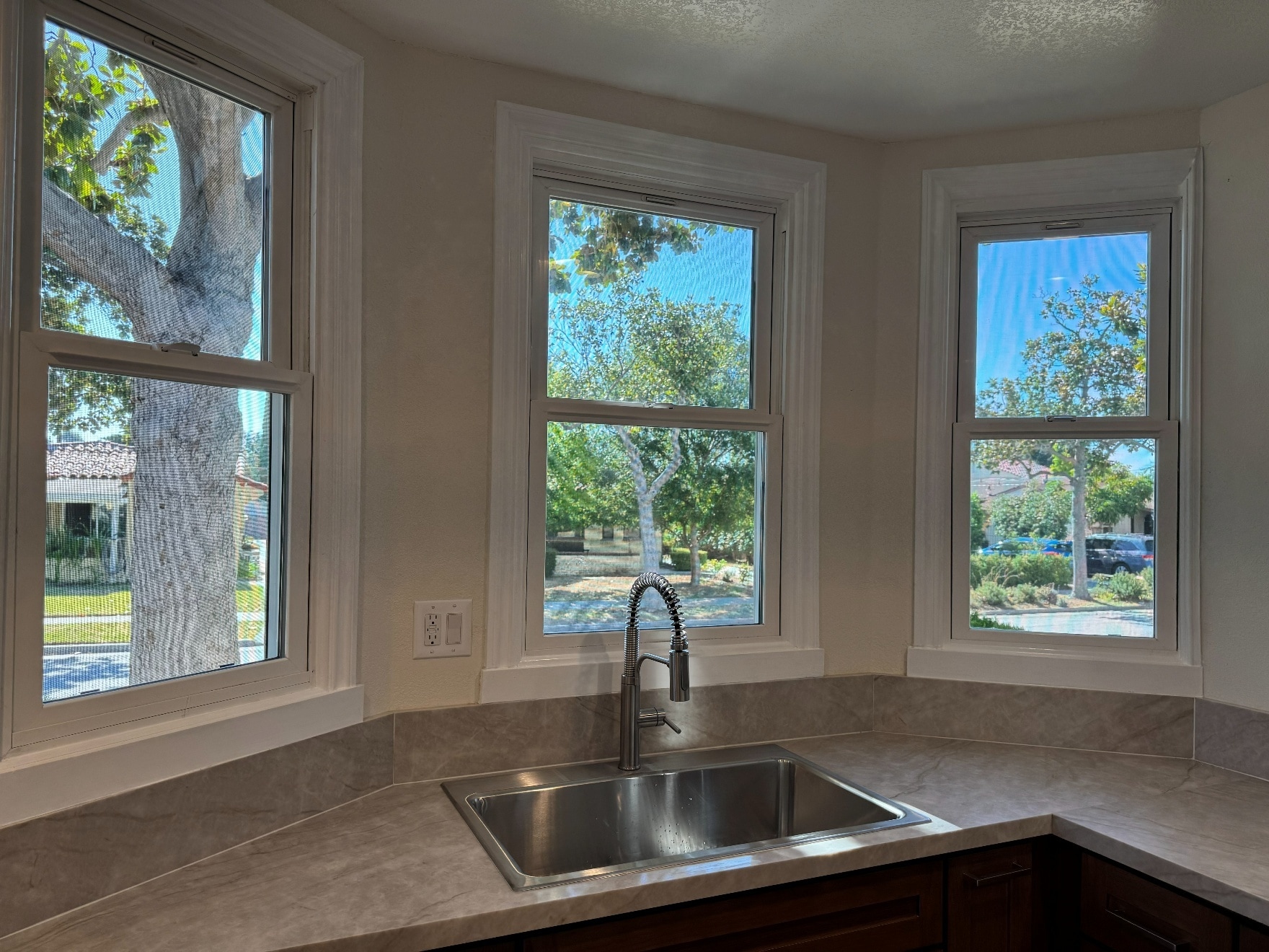 Kitchen window view - 328 E Linda Vista Ave