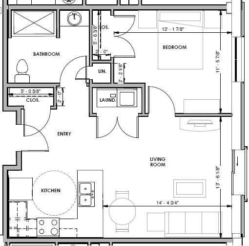 Floorplan - Skyview Park Apartments - A 55+ Community