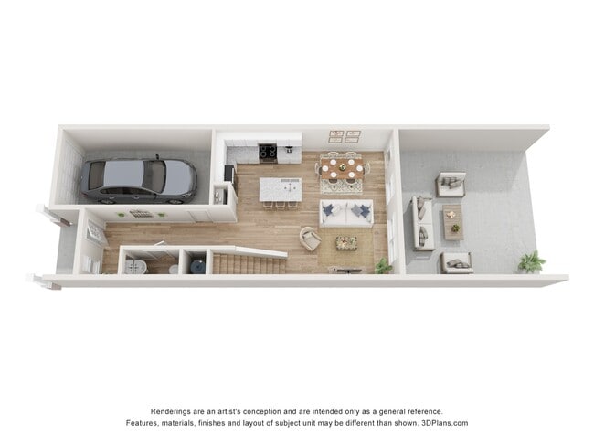 3 Bedroom Floor Plan - Elio at Research Park