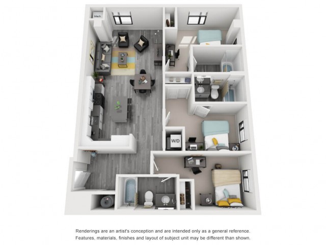 Floorplan - The Bridge on Forbes