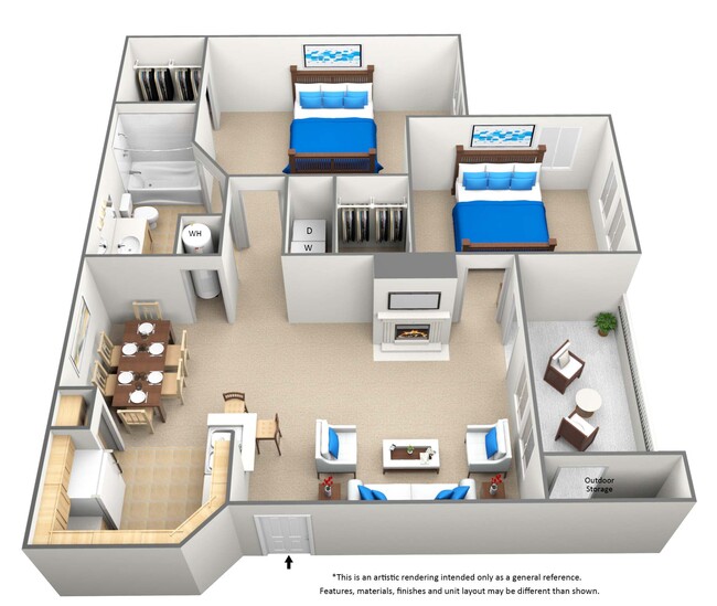 Floorplan - Bridford Lake Apartments