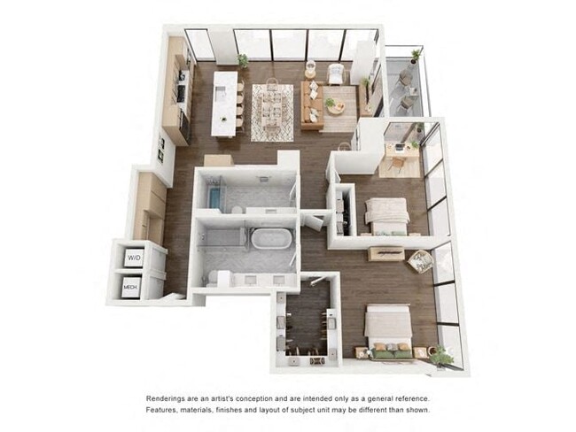 Floorplan - 700 River