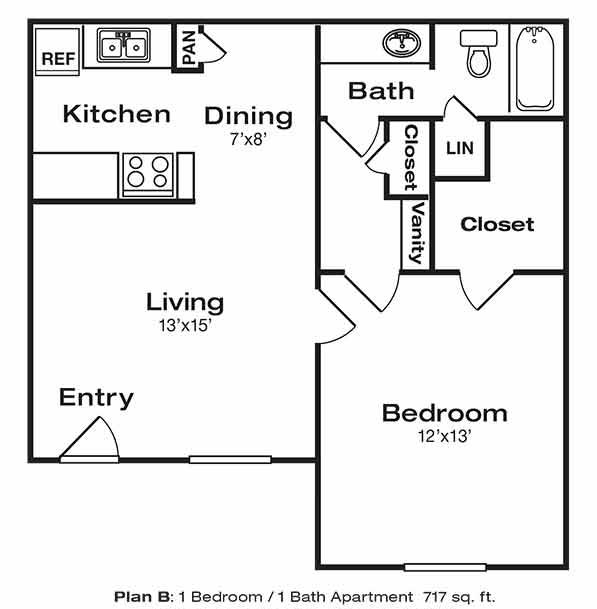 1BR/1BA - Emerald Pointe