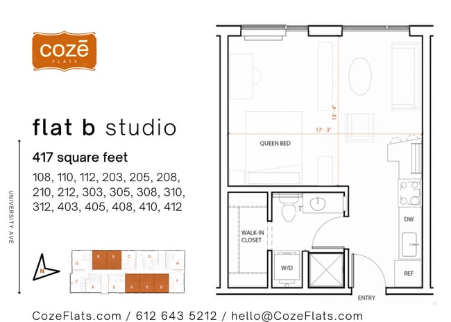 Floorplan - Coze Flats