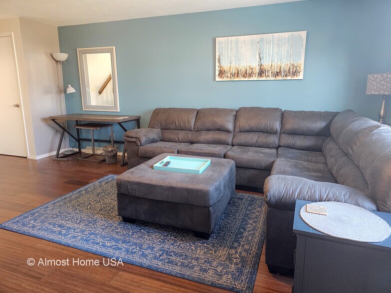 Furnished Living Room Large Couch - 1028 Coppens Rd