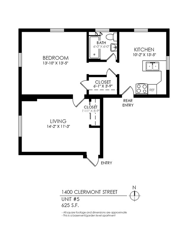 Floorplan - 1400 Clermont