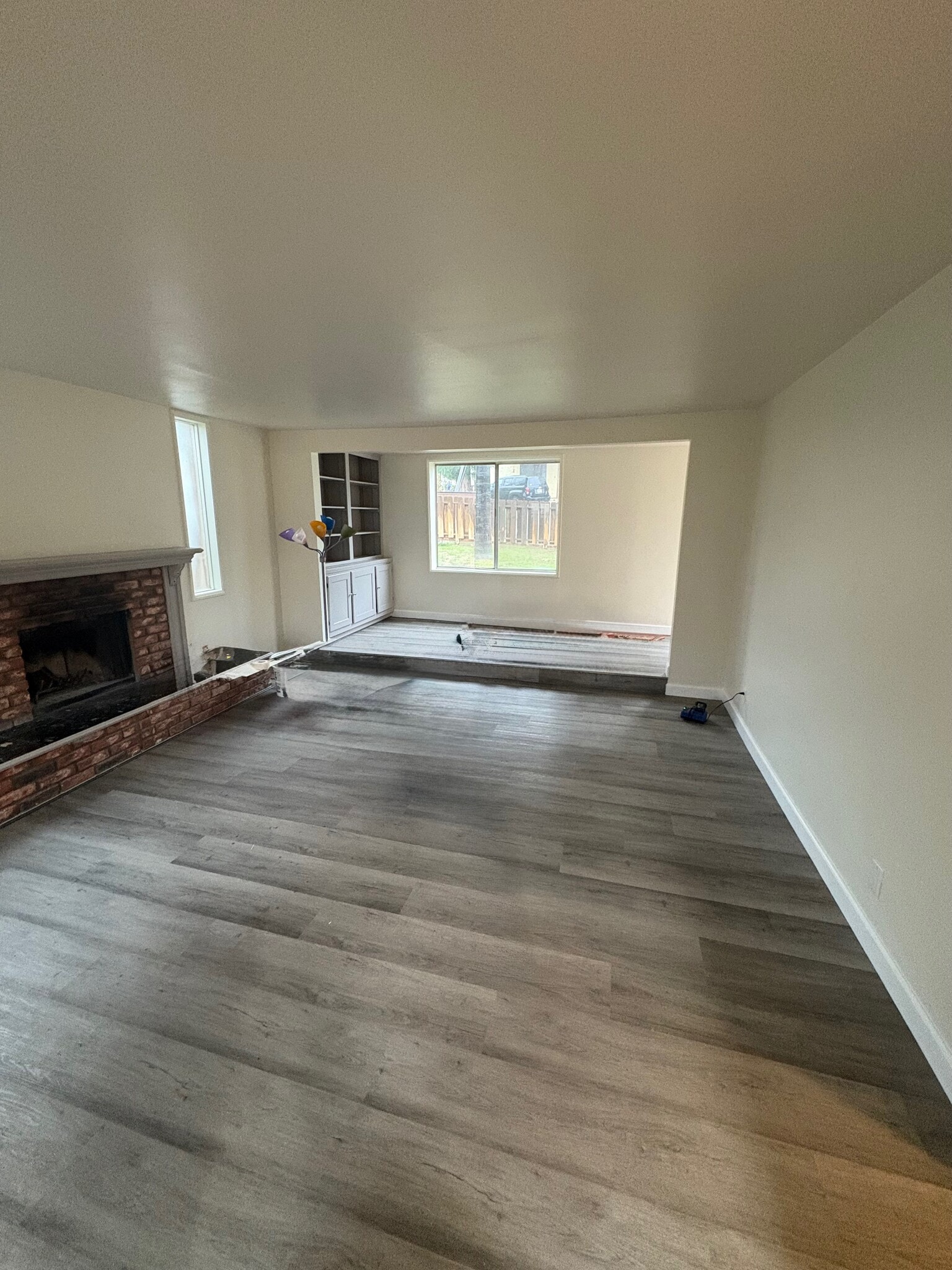 Reaching the dining room you look back at the living room entry hall and front of the house - 23162 Smith Rd