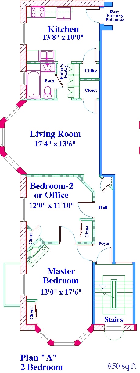 2BR/1BA - Park Avenue