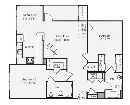 Floorplan - eaves Wilmington and Wilmington West